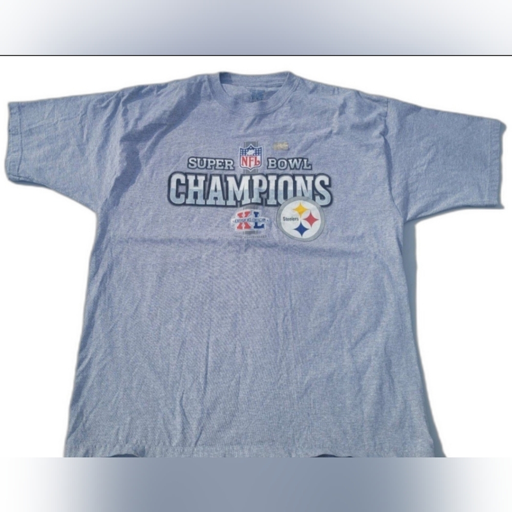 Vintage Pittsburgh Steelers Superbowl XL  Champions t shirt Reebok